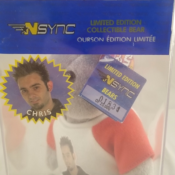 NSYNC Limited Edition Collectible Bear Toys Vintage 200 Winterland